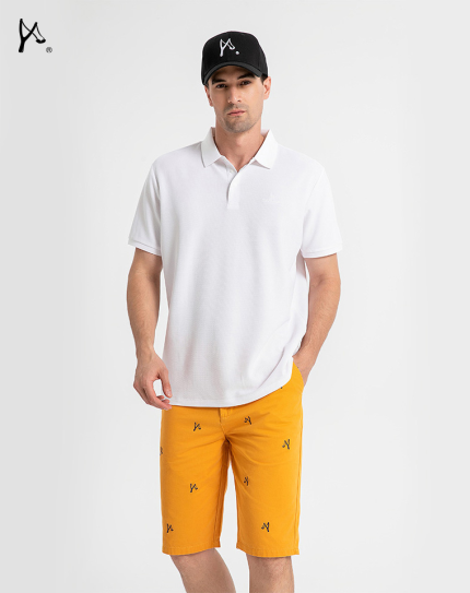 Fashion Business Embroidered Shorts