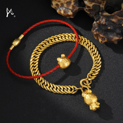 999Pure gold tiger decoration