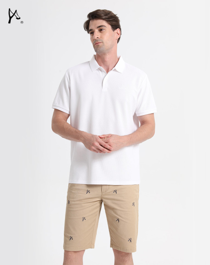 Fashion Business Embroidered Shorts